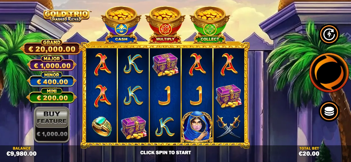 Gold Trio: Sinbad's Riches