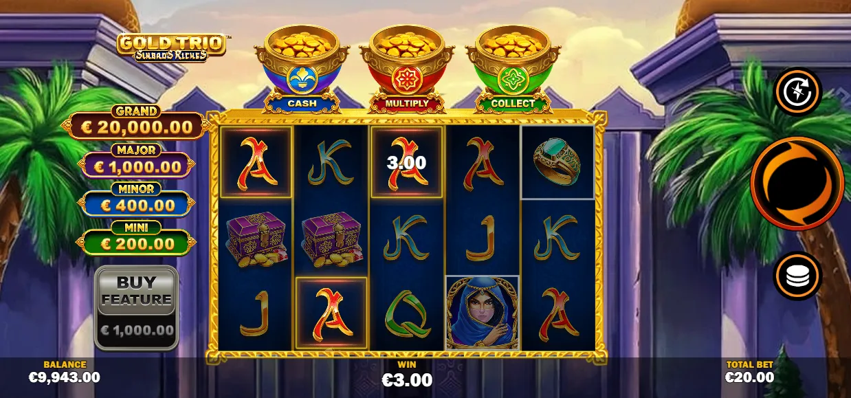 Gold Trio: Sinbad's Riches demo
